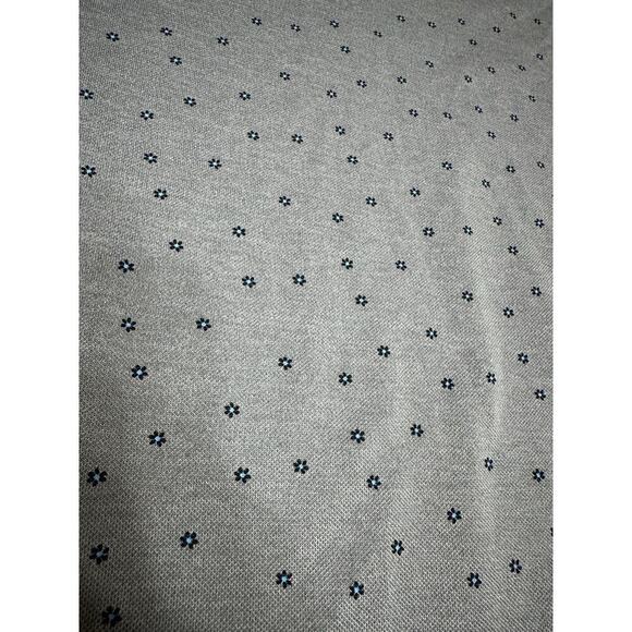 FootJoy Golf Polo Men XL Floral Pattern Gray Blue Luxury Glam Preppy Academia - Picture 11 of 11